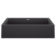 BLANCO BLANCO 526538 Vintera 29-13/16 x 19 in. No Hole Granite Composite Single Bowl Farmhouse Kitchen Sink in Anthracite