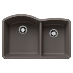 BLANCO Blanco 443101 Diamond 1-3/4 Double Bowl Kitchen Sink - Volcano Gray