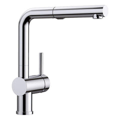 BLANCO BLANCO 526365 Linus Single Handle Pull Out Kitchen Faucet in Chrome