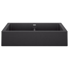 BLANCO BLANCO 526547 Vintera 32-13/16 x 19 in. No Hole Granite Composite Double Bowl Farmhouse Kitchen Sink in Anthracite