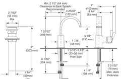 DELTA FAUCET Delta Faucet 553LF-SS Vero Single Handle Bathroom Faucet Stainless