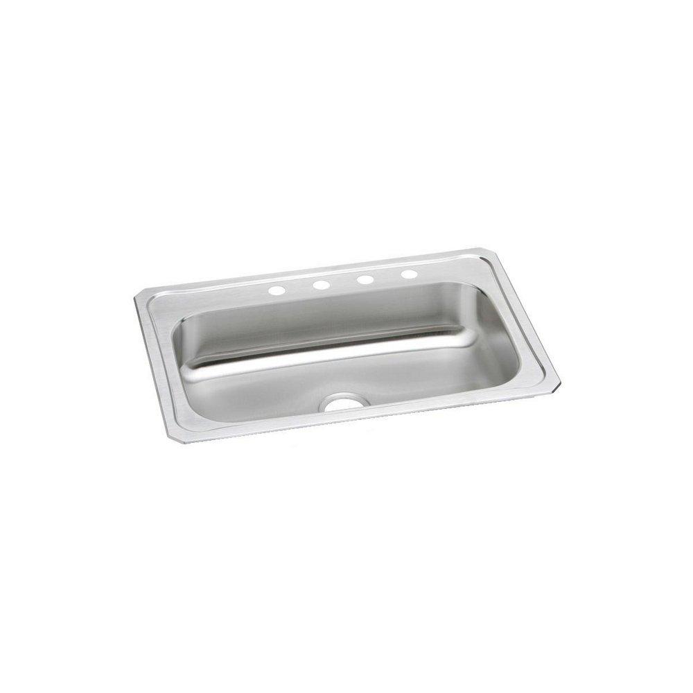 ELKAY Elkay CRS33221 Celebrity Stainless Steel 33 x 22 in. 1 Hole Drop-in Sink