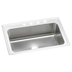 ELKAY Elkay DLRS3322104 Lustertone Classic Stainless Steel 33 x 22 x 10-1/8 Single Bowl Drop-in Sink