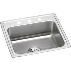 ELKAY Elkay DLR221910PD3 Lustertone Classic Stainless Steel 22 x 19-1/2 x 10-1/8 Single Bowl Drop-in Sink with Perfect Drain