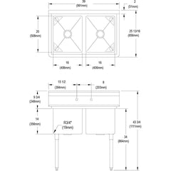 ELKAY Elkay DLR2222101 Lustertone Classic Stainless Steel 22 x 22 x 10-1/8 1-Hole Single Bowl Drop-in Sink