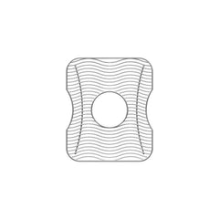 ELKAY Elkay LKWBG1316SS 12.5 in. X 15 in. Wavy Wire Bottom Grid Polished Stainless Steel