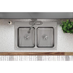 ELKAY Elkay LKWBG1316SS 12.5 in. X 15 in. Wavy Wire Bottom Grid Polished Stainless Steel