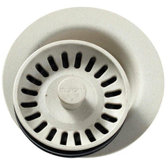 ELKAY Elkay LKQD35BQ Polymer 3-1/2 Disposer Flange with Removable Basket Strainer and Rubber Stopper Bisque