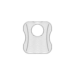 ELKAY Elkay LKWOBG1415SS 13-1/2 x 12 in. Wavy Wire Bottom Grid Polished Stainless Steel