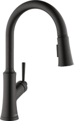 HANSGROHE Hansgrohe 04793670 Joleena Single Handle Pull Down Kitchen Faucet in Matte Black
