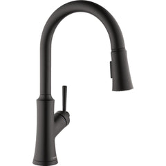 HANSGROHE Hansgrohe 04793670 Joleena Single Handle Pull Down Kitchen Faucet in Matte Black