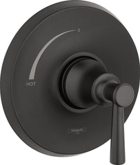 HANSGROHE Hansgrohe 04779670 Joleena Single Handle Pressure Balancing Valve Trim in Matte Black