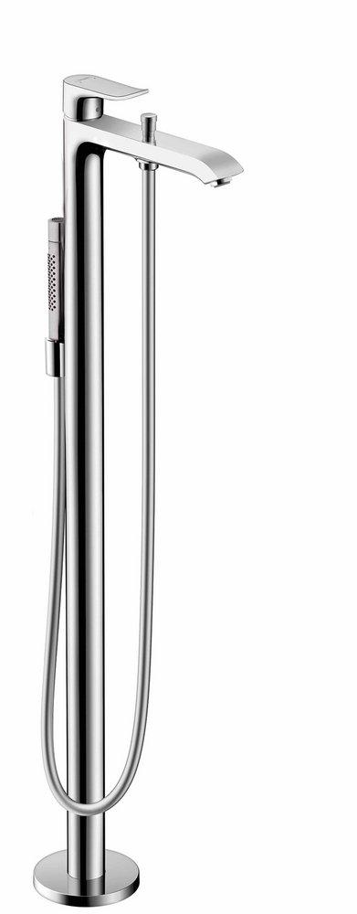 HANSGROHE Hansgrohe 31432001 Metris Single Handle Lever Floor Mount Filler in Polished Chrome Trim