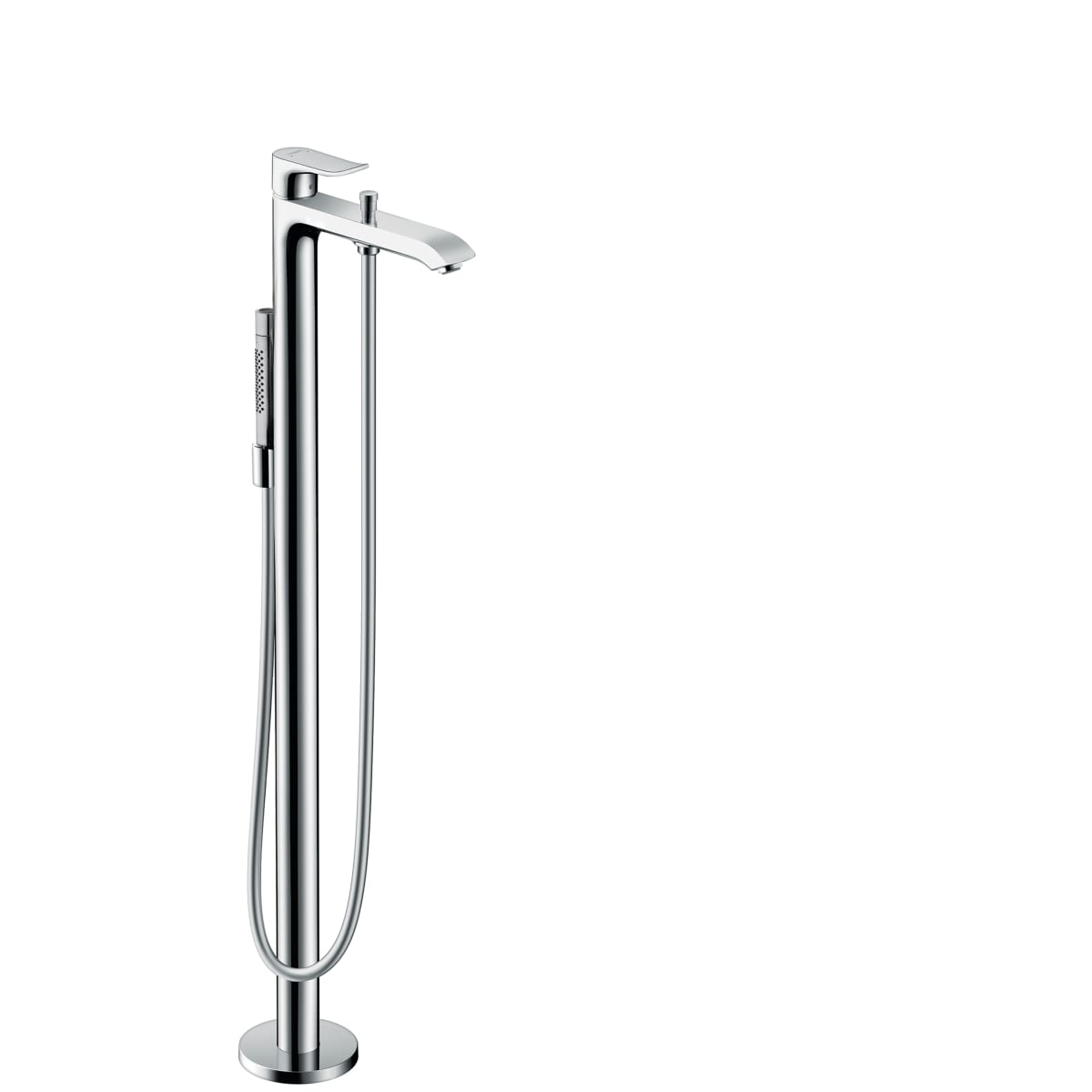 HANSGROHE Hansgrohe 31432001 Metris Single Handle Lever Floor Mount Filler in Polished Chrome Trim