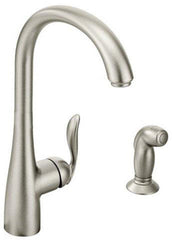 MOEN Moen 7790SRS Arbor Single Handle Pull Out Kitchen Faucet With Side Spray In Spot Resist Stainless
