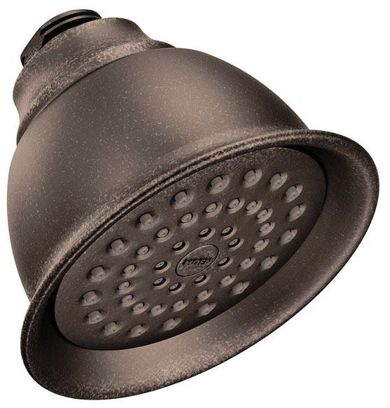 MOEN Moen 6302ORB Shower Head Oil Rubbed Bronze 2.5 GPM 4-3/8 Diameter Standard