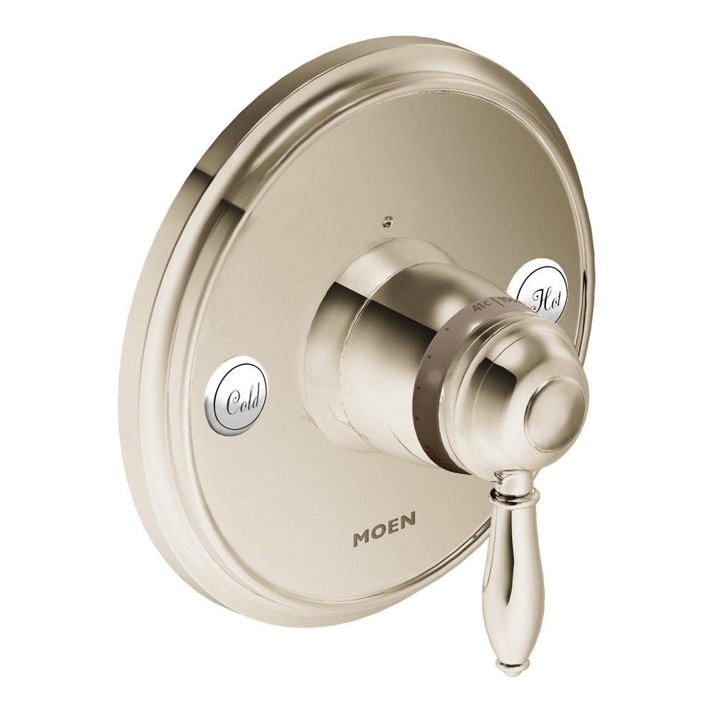 MOEN Moen TS32110NL Weymouth Single Handle Thermostatic Valve Trim in Polished Nickel