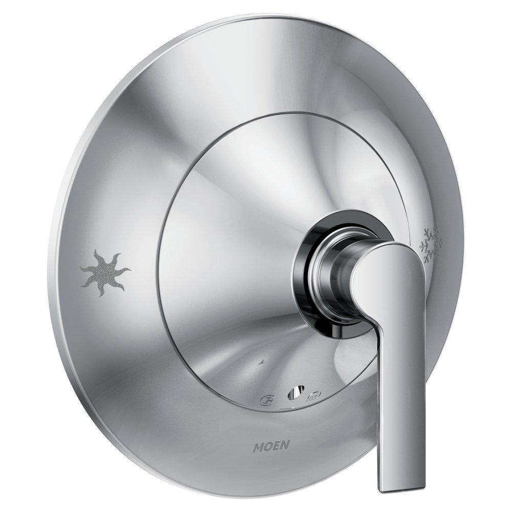 MOEN Moen TS2201 Doux Single Handle Pressure Balancing Valve Trim In Chrome