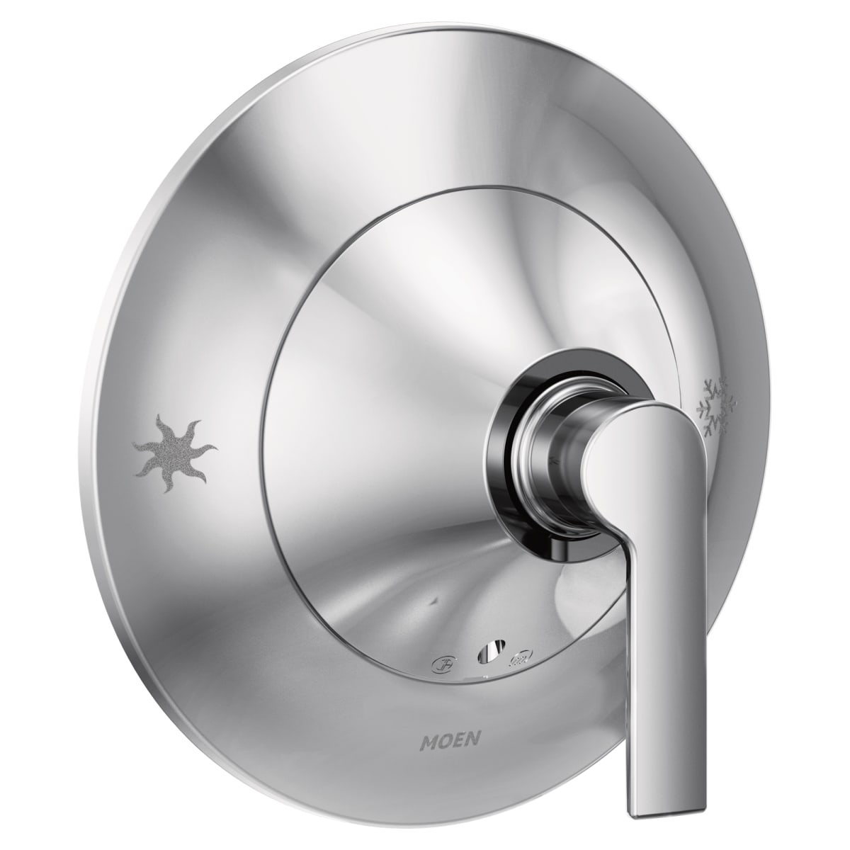 MOEN Moen TS2201 Doux Single Handle Pressure Balancing Valve Trim In Chrome
