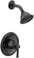 MOEN Moen T2182BL Dartmoor One Handle Single Function Shower Faucet in Matte Black (Trim Only)