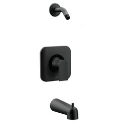 MOEN Moen T2473NHBL Genta Single Handle Bathtub & Shower Faucet in Matte Black (Trim Only)