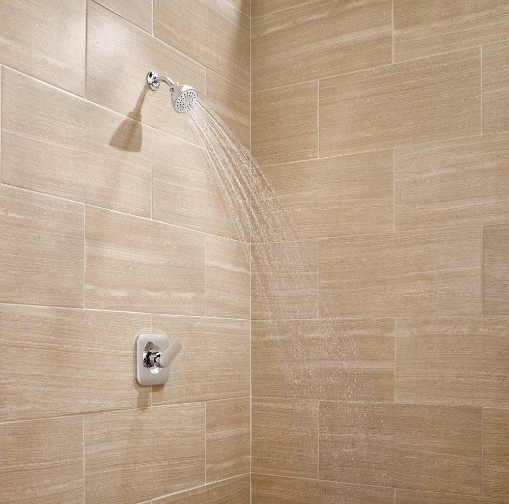 MOEN Moen T2812EP Rizon One Handle Single Function Shower Faucet in Polished Chrome (Trim Only)