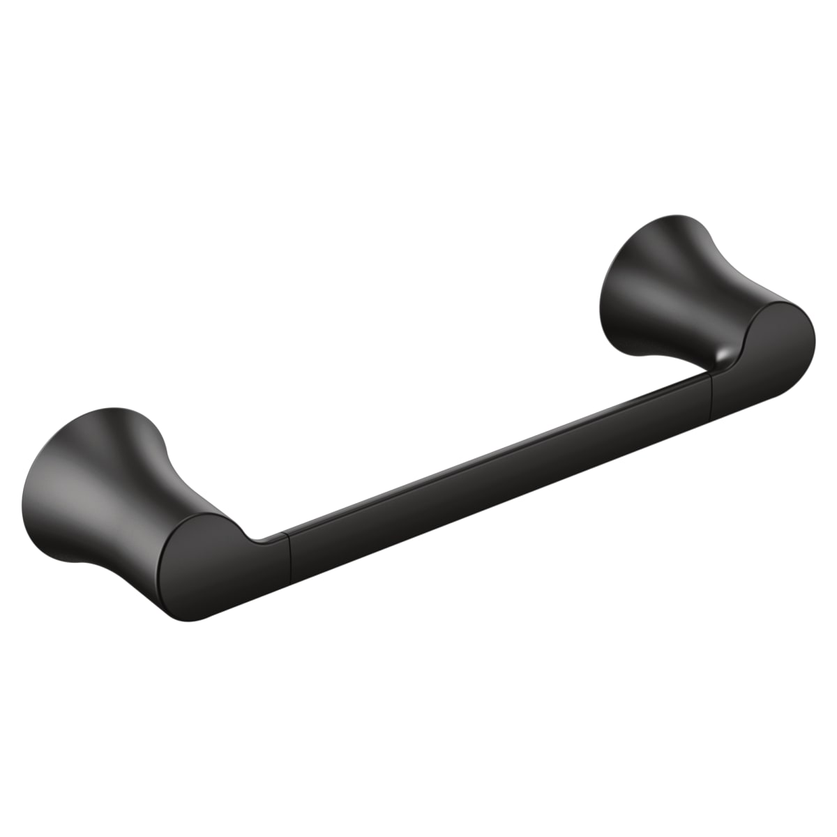MOEN Moen YB0286BL Doux 9 in. Towel Bar in Matte Black
