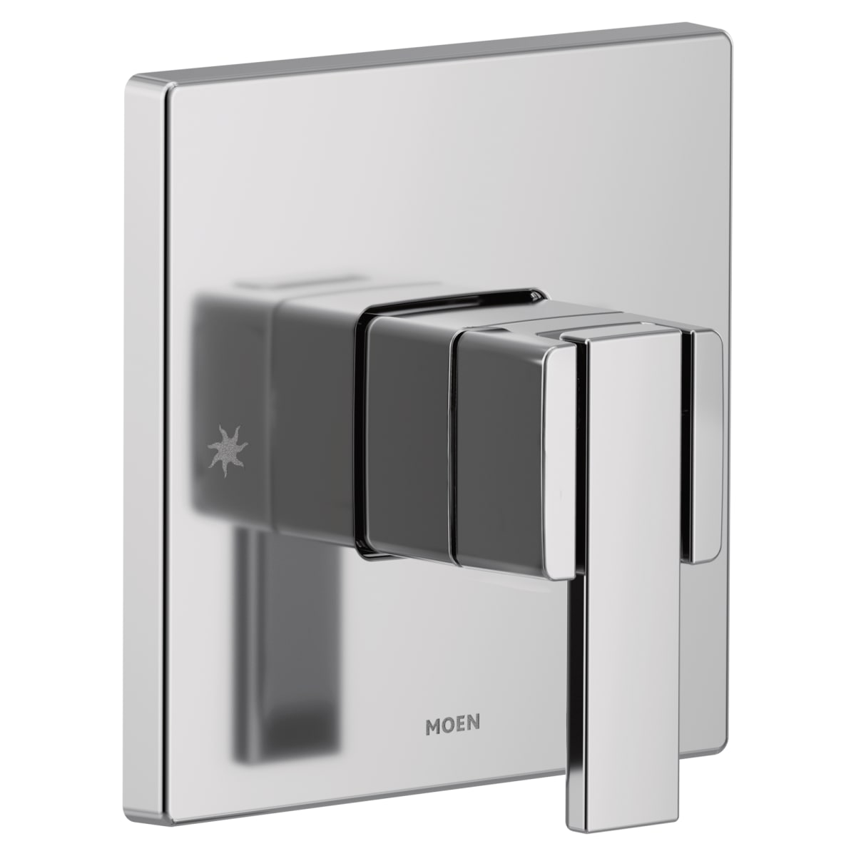 MOEN Moen UTS3711 90 Degree Single Handle Pressure Balancing Valve Trim in Chrome