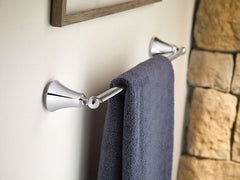 MOEN Moen YB5224CH Wynford 24 in. Towel Bar in Polished Chrome