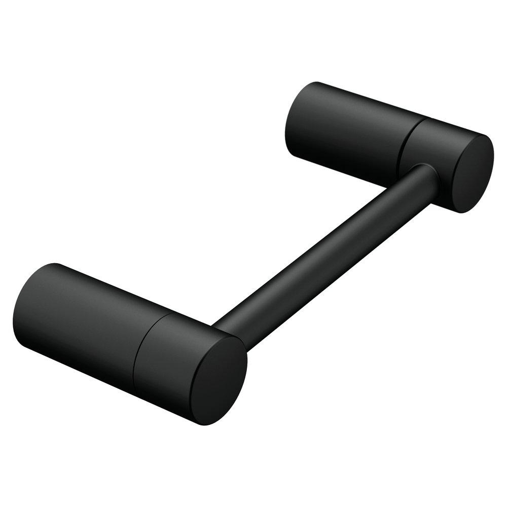 MOEN Moen YB0408BL Align Wall Mount Toilet Tissue Holder in Matte Black