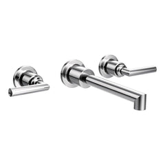 MOEN Moen TS43003 Arris Two Handle Wall Mount Bathroom Faucet