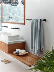 MOEN Moen TS43003 Arris Two Handle Wall Mount Bathroom Faucet