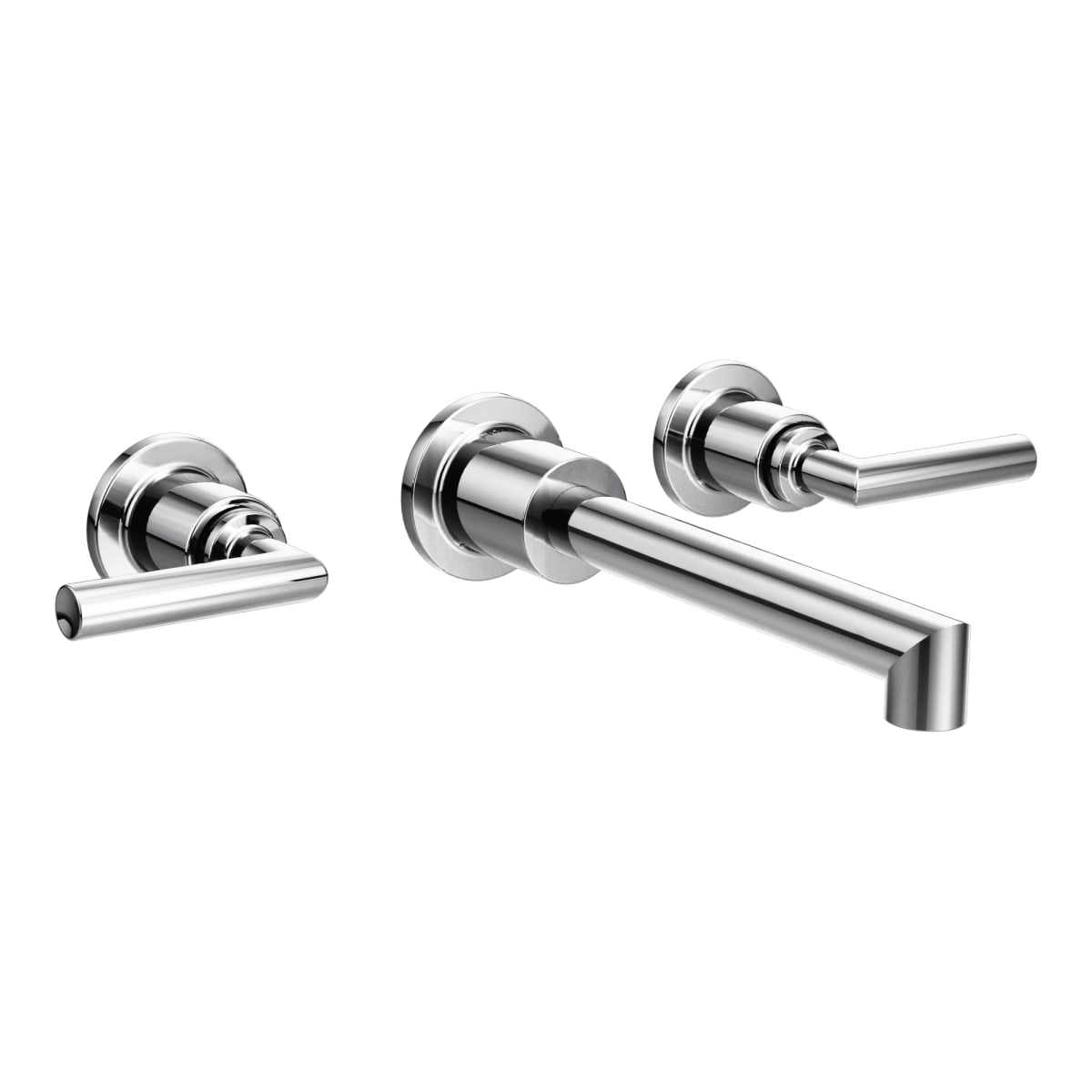 MOEN Moen TS43003 Arris Two Handle Wall Mount Bathroom Faucet