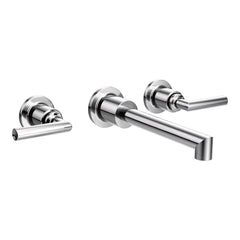 MOEN Moen TS43003 Arris Two Handle Wall Mount Bathroom Faucet