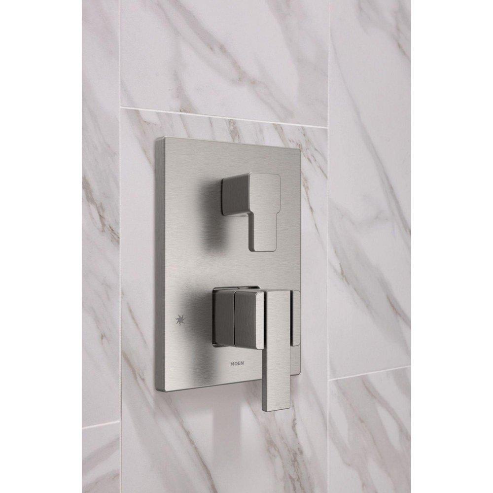 MOEN Moen UTS9011BN 90 Degree Two Handle Pressure Balancing Valve Trim in Brushed Nickel