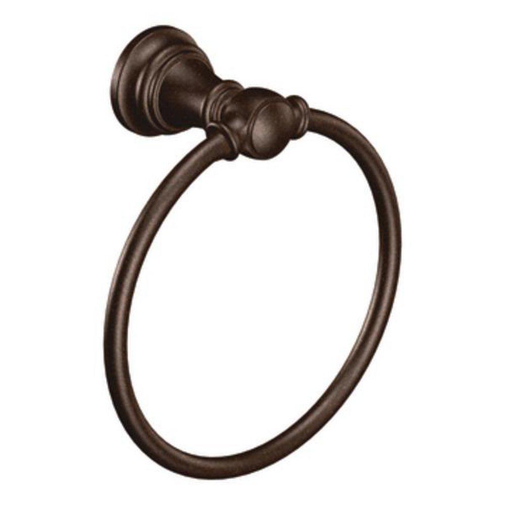 MOEN Moen YB8486ORB Weymouth Towel Ring in Oil Rubbed Bronze