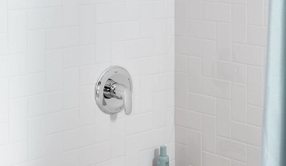 AMERICAN STANDARD American Standard TU075500.002 Colony Pro Single Handle Pressure Balancing Valve Trim in Polished Chrome
