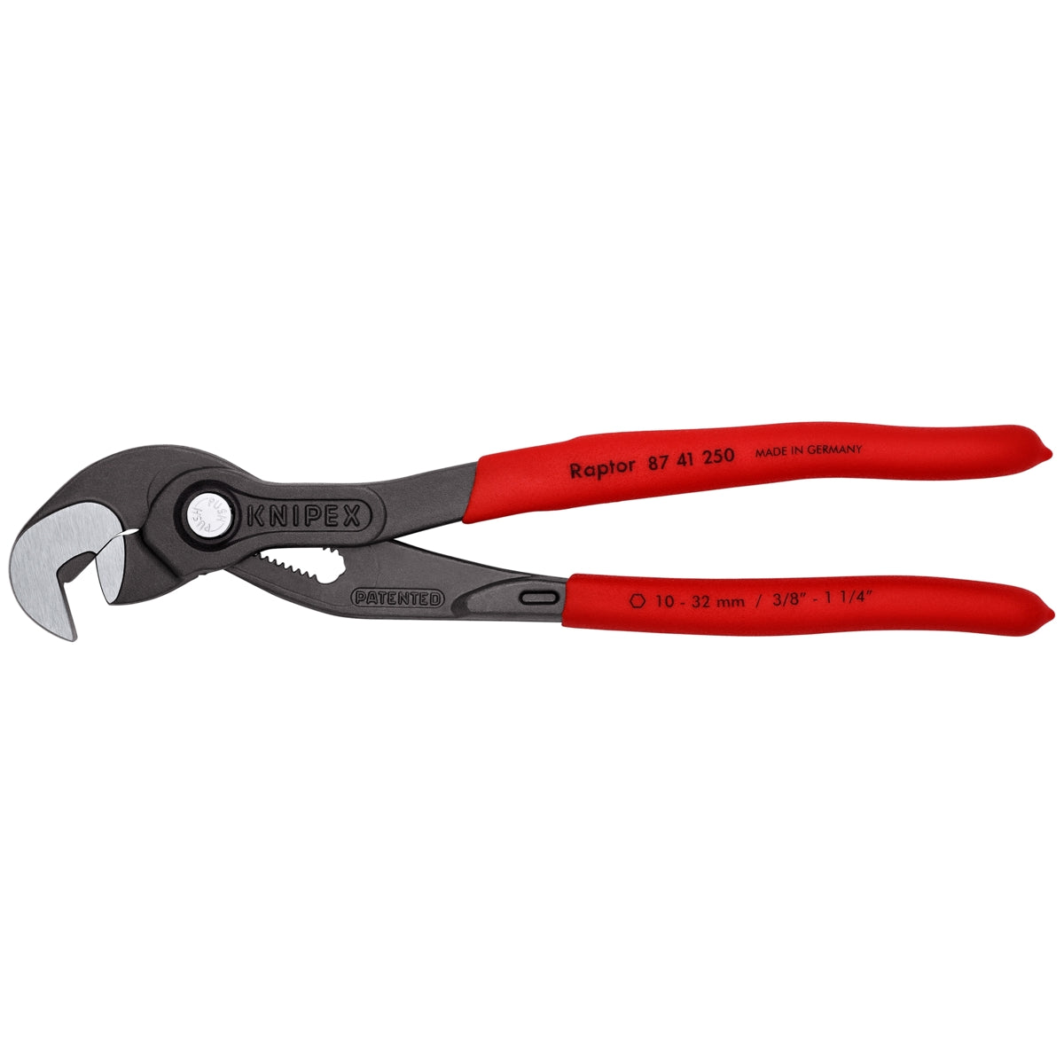 KNIPEX Knipex 8741250SBA Raptor Plier 10 in Non-Slip Plastic