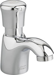 AMERICAN STANDARD American Standard 1340119.002 Pillar Single Handle Metering Bathroom Sink Faucet 0.5 gpm