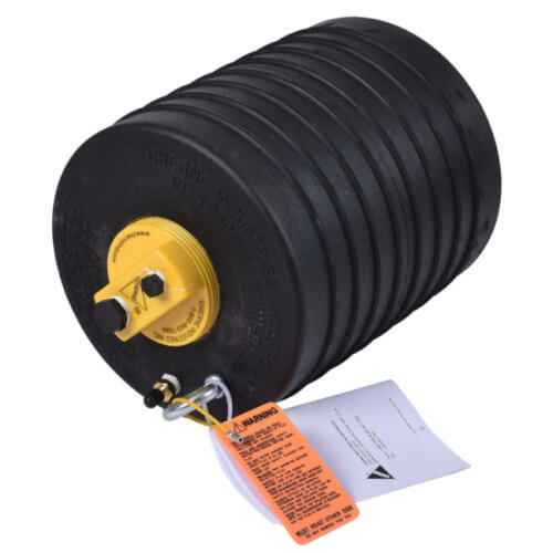 CHERNE Cherne 262110 Muni-Ball Black 10 in. Plug