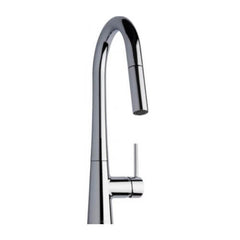 CHICAGO FAUCETS Chicago Faucets 434-ABCP Single Handle Kitchen Faucet in Polished Chrome