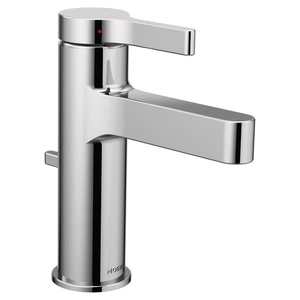 MOEN Moen 6710 Vichy Single Handle Monoblock Bathroom Sink Faucet in Chrome