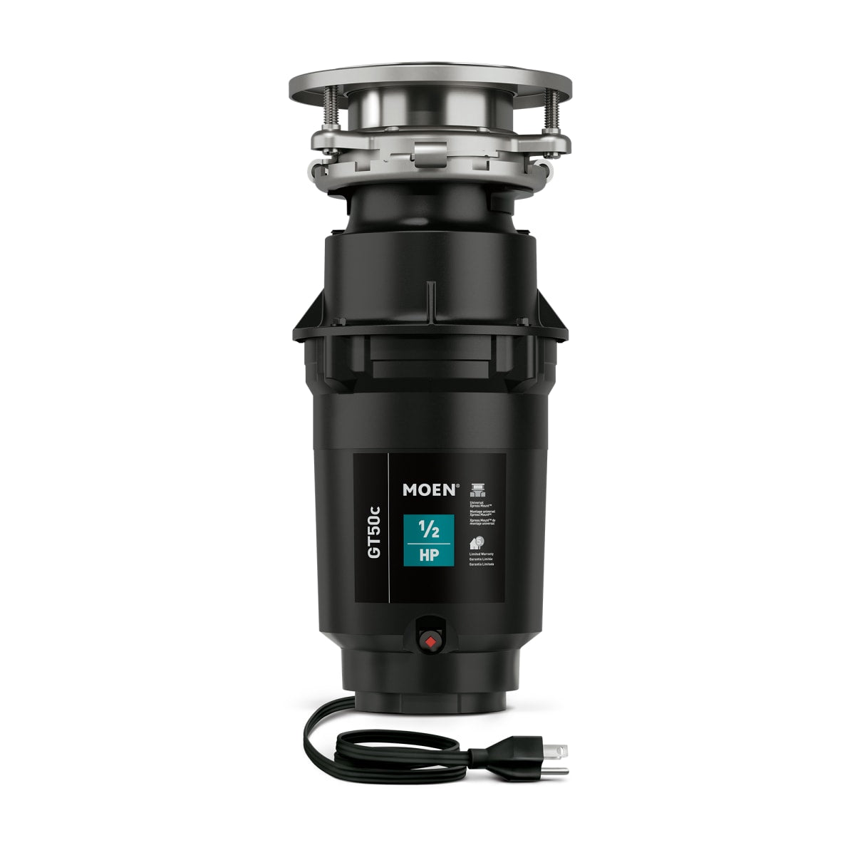 MOEN Moen GT50C GT Series 1/2 HP Continuous Feed Garbage Disposal