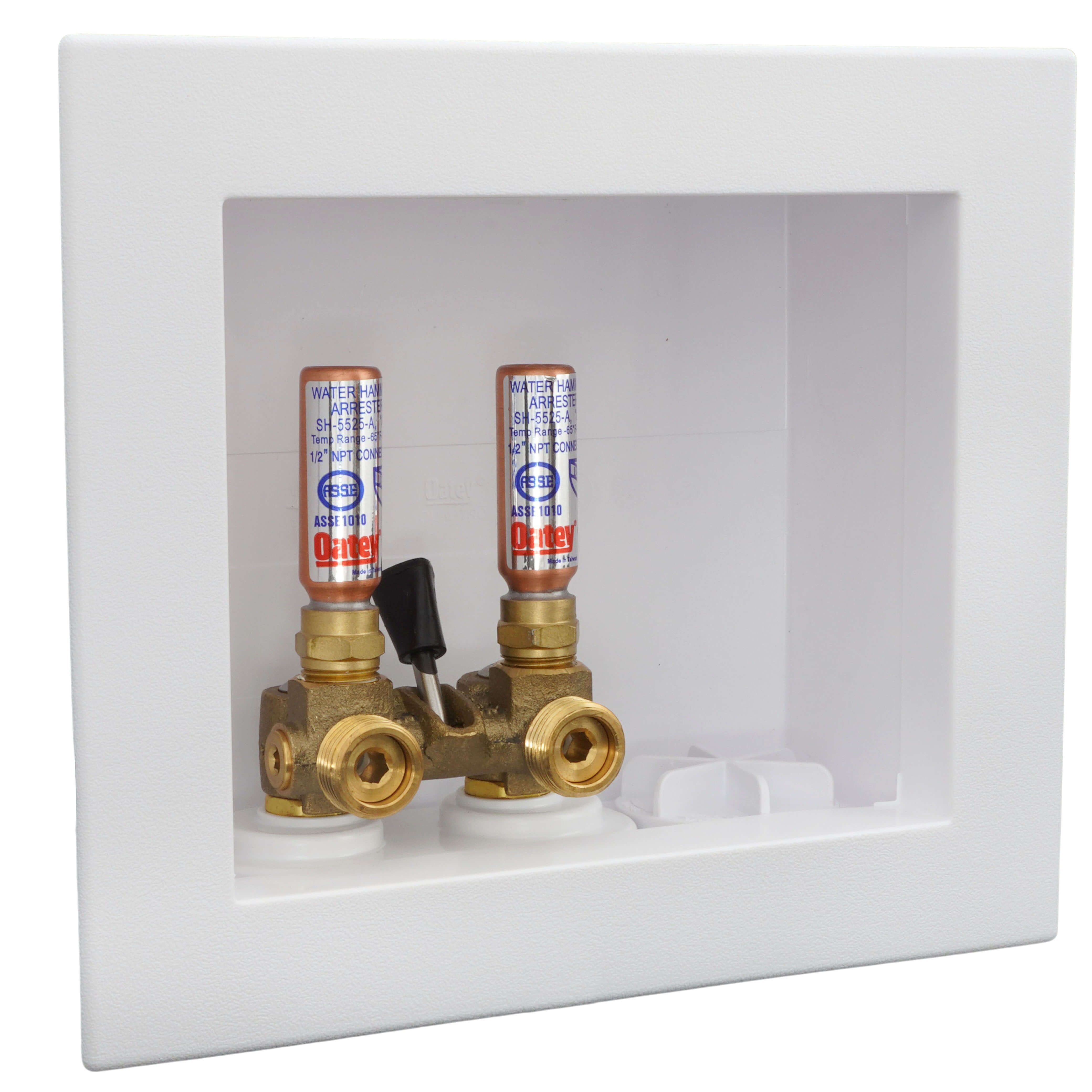 OATEY Oatey 38545 Quadtro Quarter-Turn Copper Connection Washing Machine Supply Box
