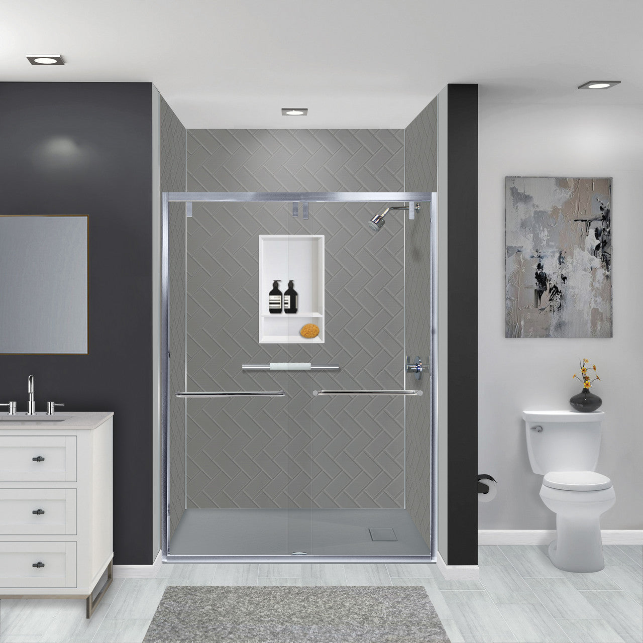JIANGSU FASHION COMPOSITE S&T PWK603696-440 SHOWER FLOORS