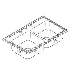 KOHLER B3318-3 FLOOR SINKS