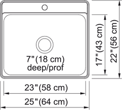 FRANKE CSLA2522-7-1N SINK DISPOSALS