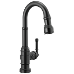 DELTA FAUCET Delta 9990T-DST: Single Handle Pull-Down Bar/Prep Faucet with Touch2O Technology