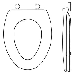 BEMIS 380E3 146 TOILET SEATS
