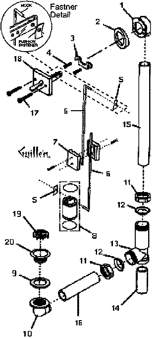JACUZZI 4868828 BATH DRAINS & PARTS